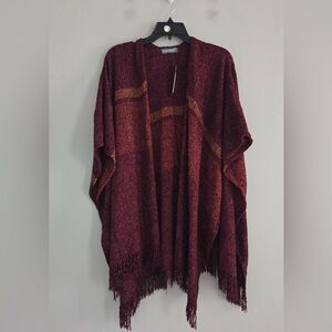 ACCESSORY STREET Shawl Red & Orange NWT